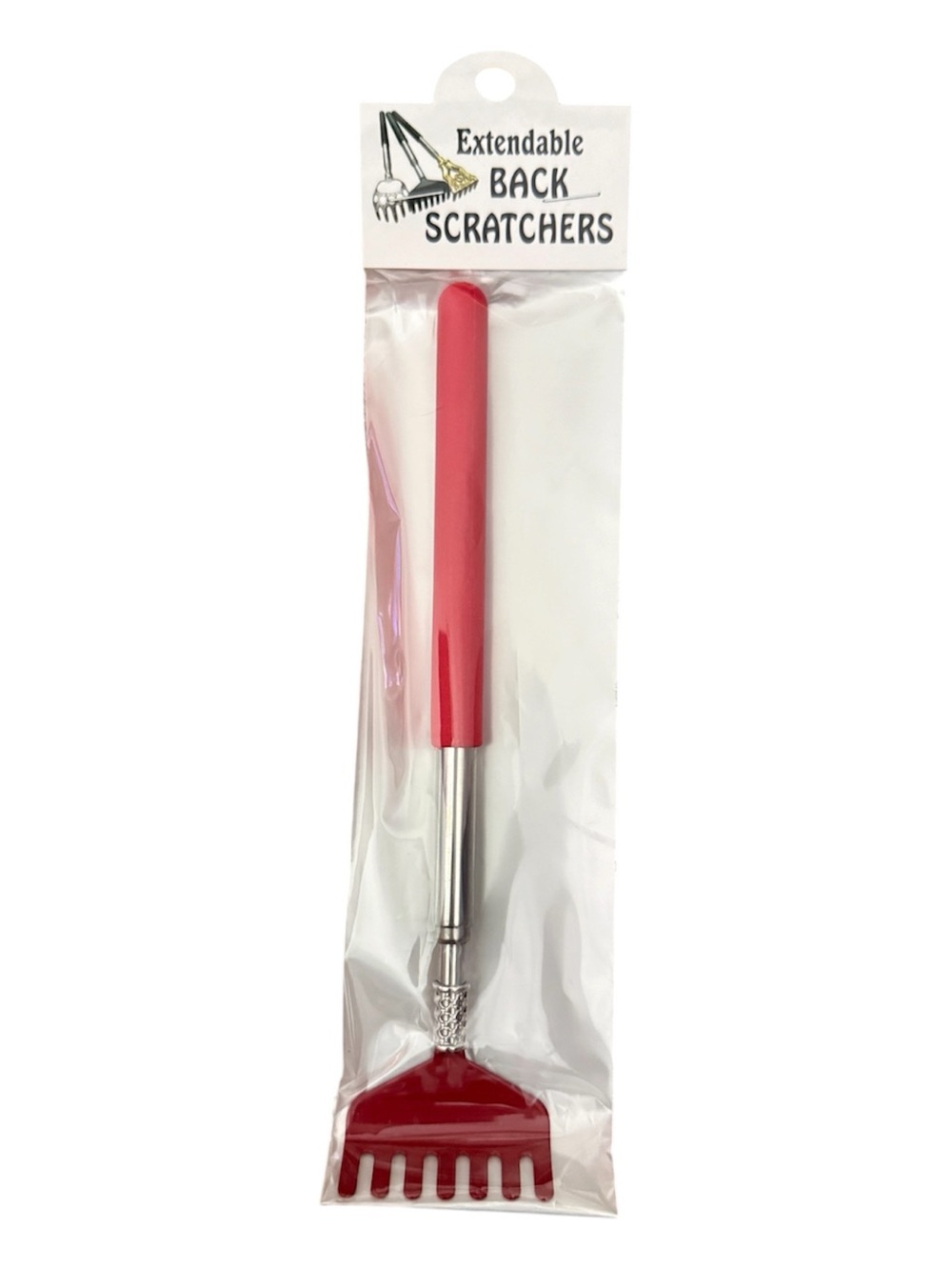 Extendable Back Scratcher - Red Handle